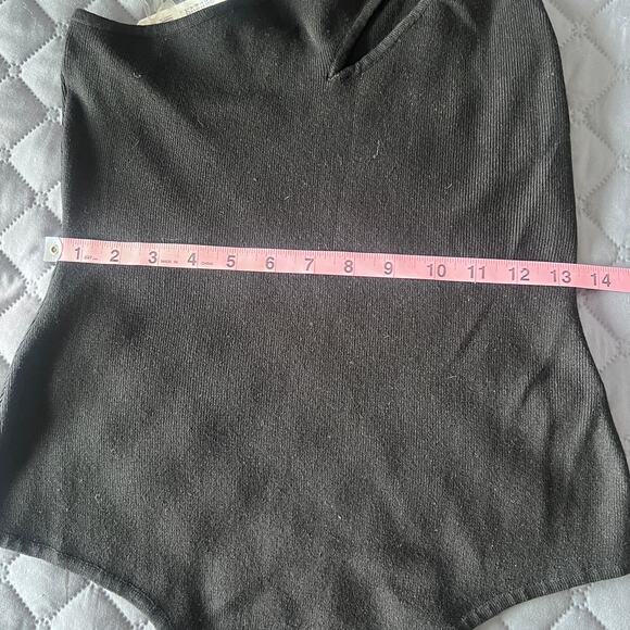 ✨Better Be Women’s Black One Shoulder Bodysuit Size 1XL Stretch NWT - Picture 8 of 9